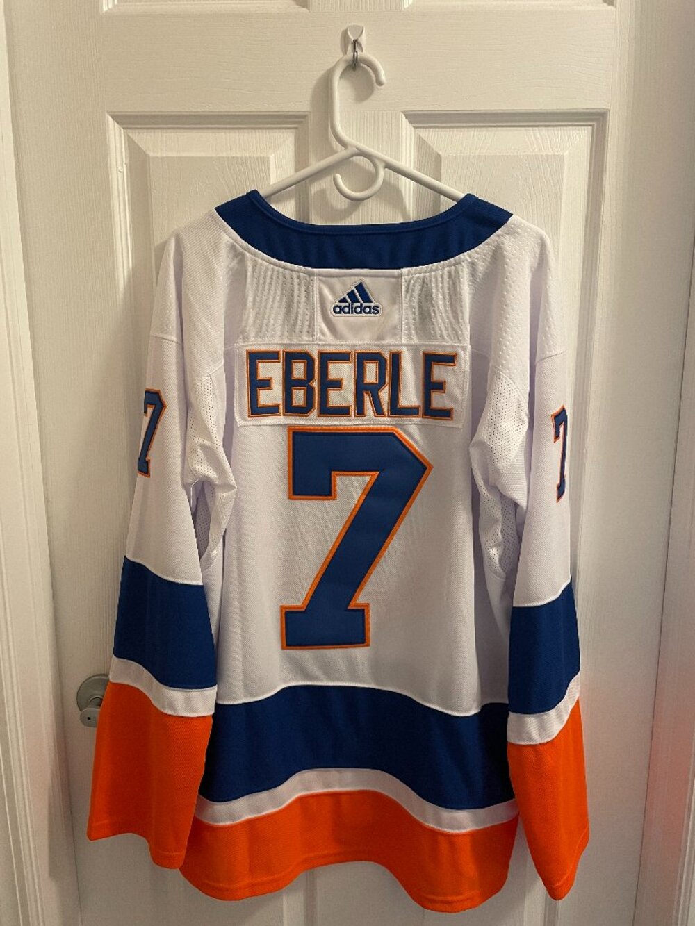 New York Islanders Player Jersey Jordan Eberle #7 White adidas Size 50